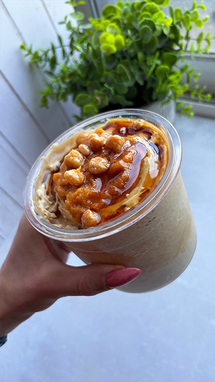 Caramel Cold Brew Pumpkin Protein Ice Cream by @purely_healthy_living Featured Image