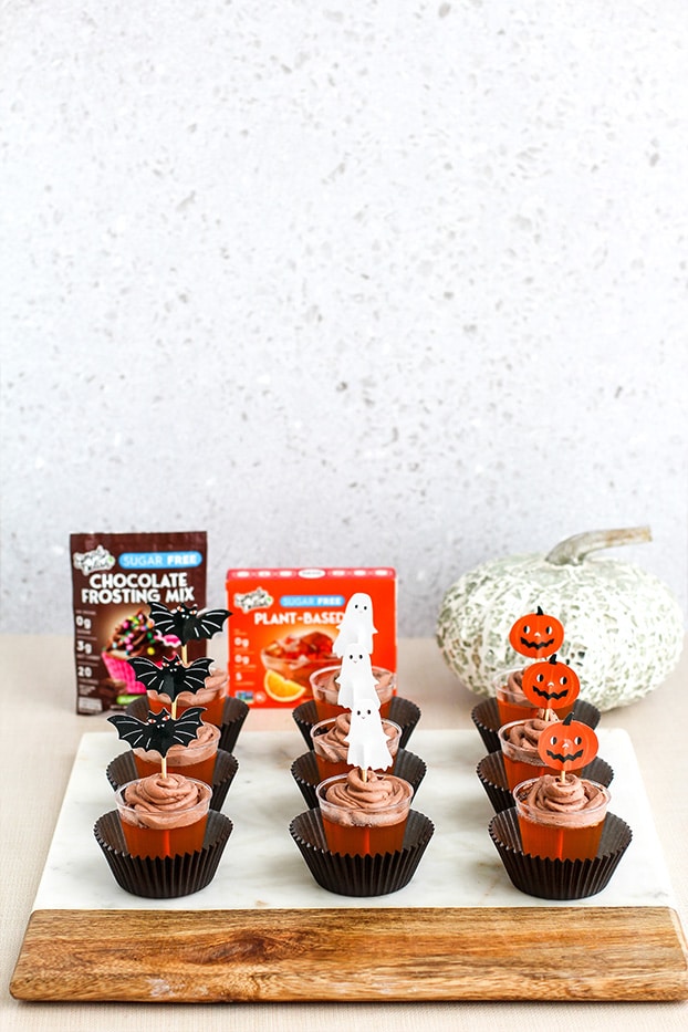 Simply Delish Chocolate Orange Halloween Cups by @klean.kate front view