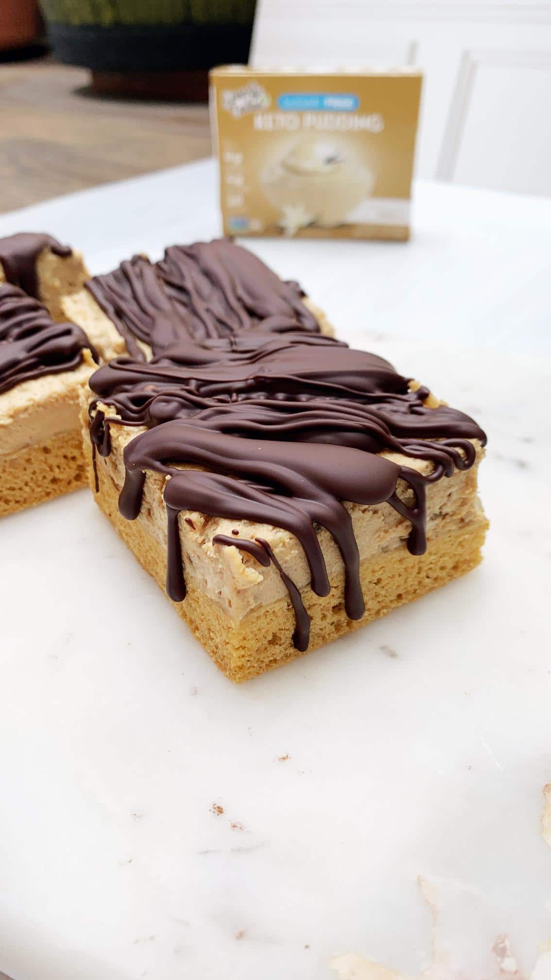 Caramel Mocha Pudding Bars (High Protein _ Low Carb)7