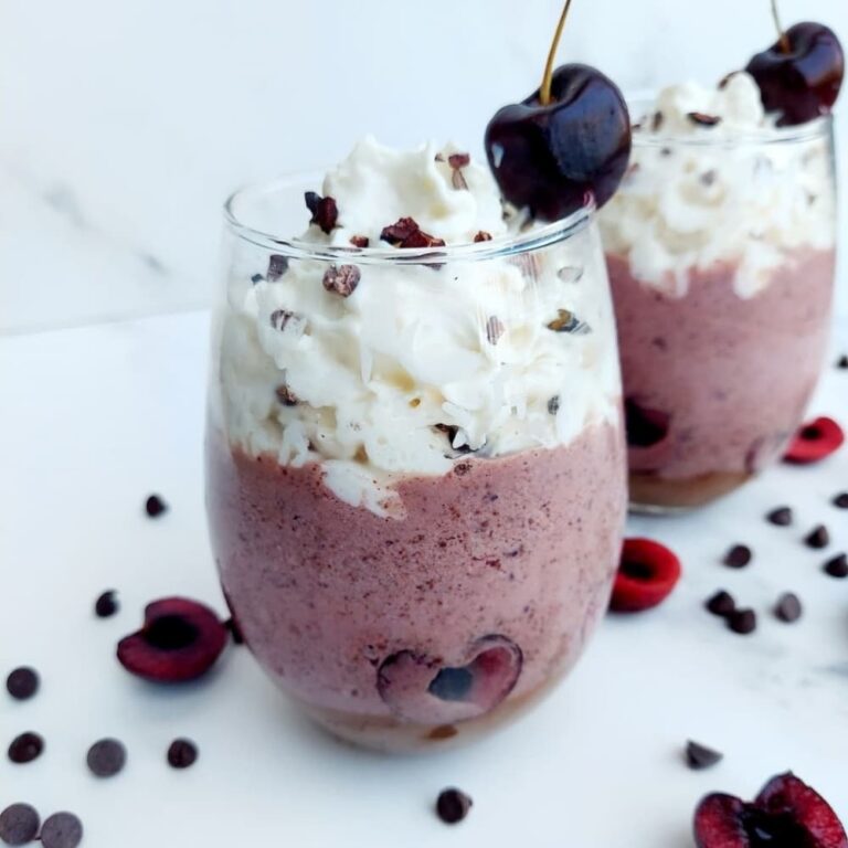 Cherry Amaretto Nice Cream Shake