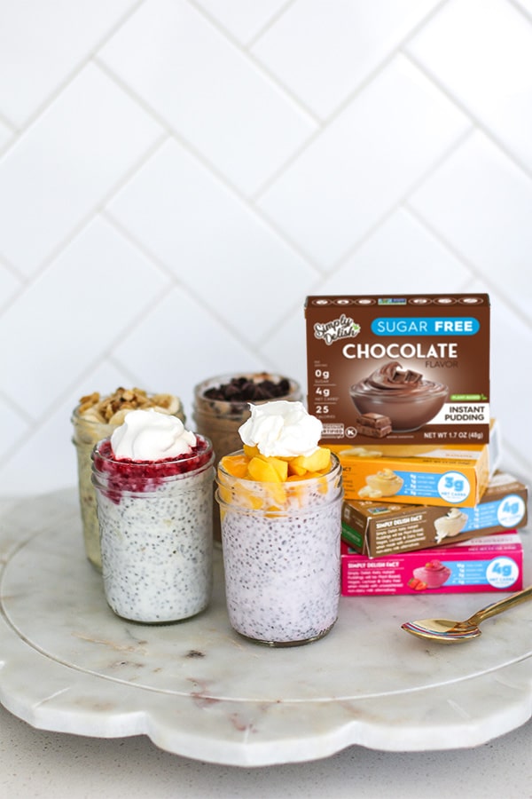 Chia Pudding 4 Ways by @klean.kate Featured Image