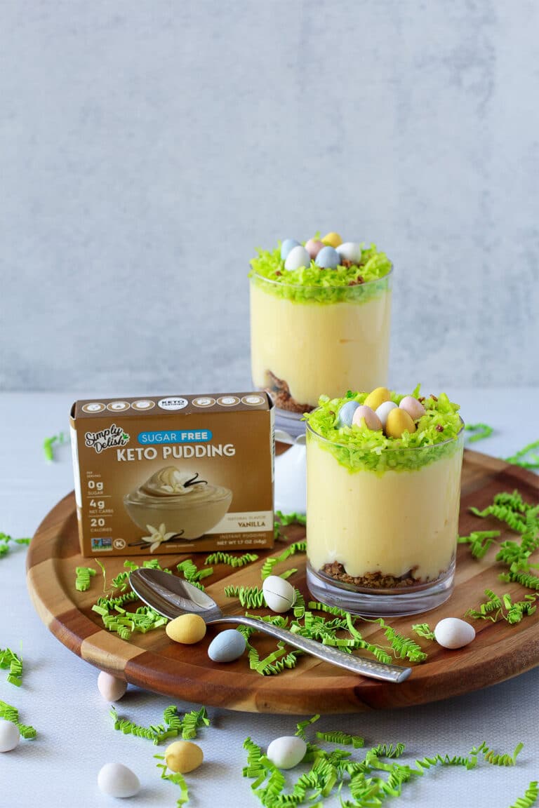 Easter Egg Pudding Cups Featured Image