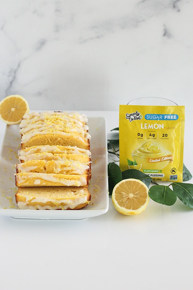 Keto Lemon Pudding Loaf