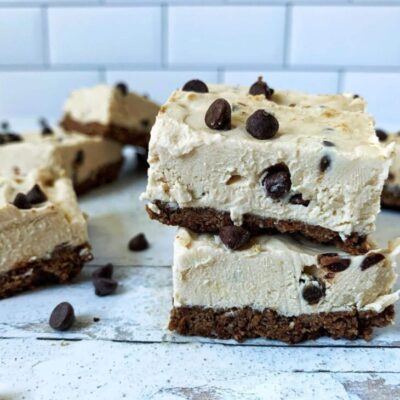 Gluten Free Cookie Dough cheesecake