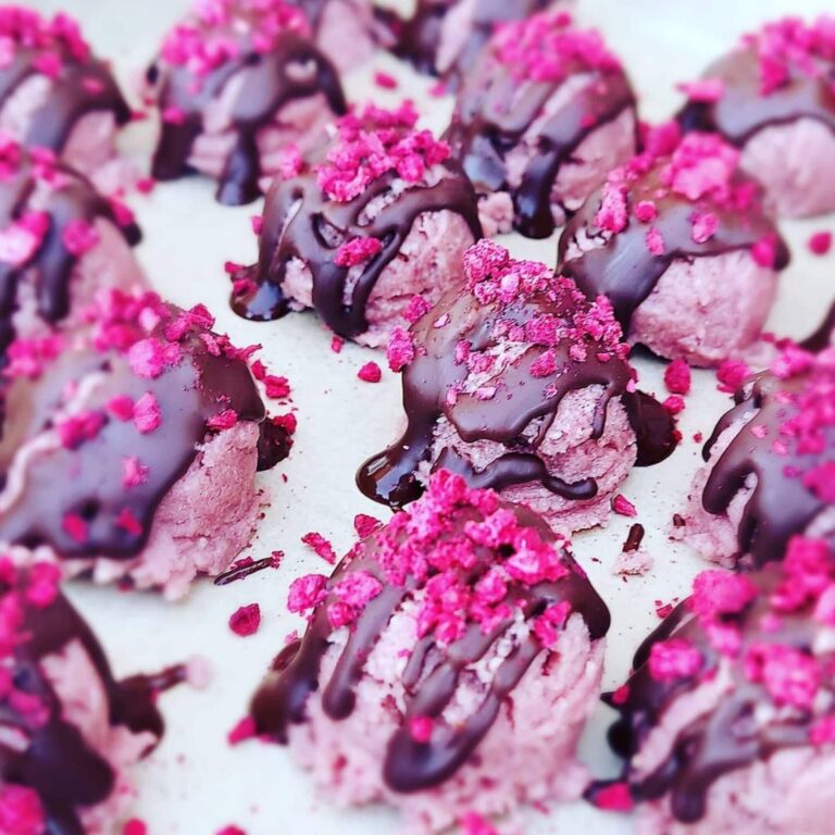 Keto Chocolate Raspberry Bon Bons