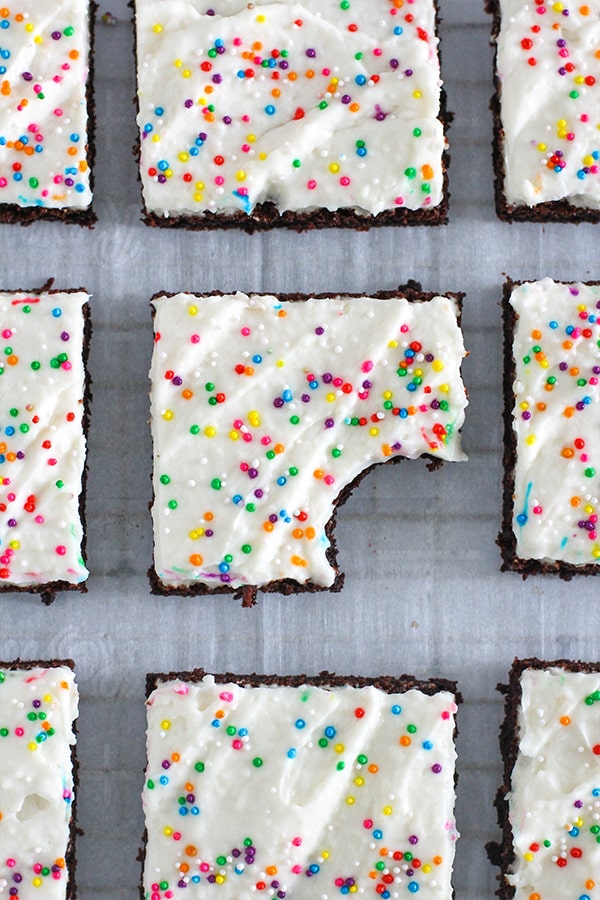 Keto Cosmic Brownies top view