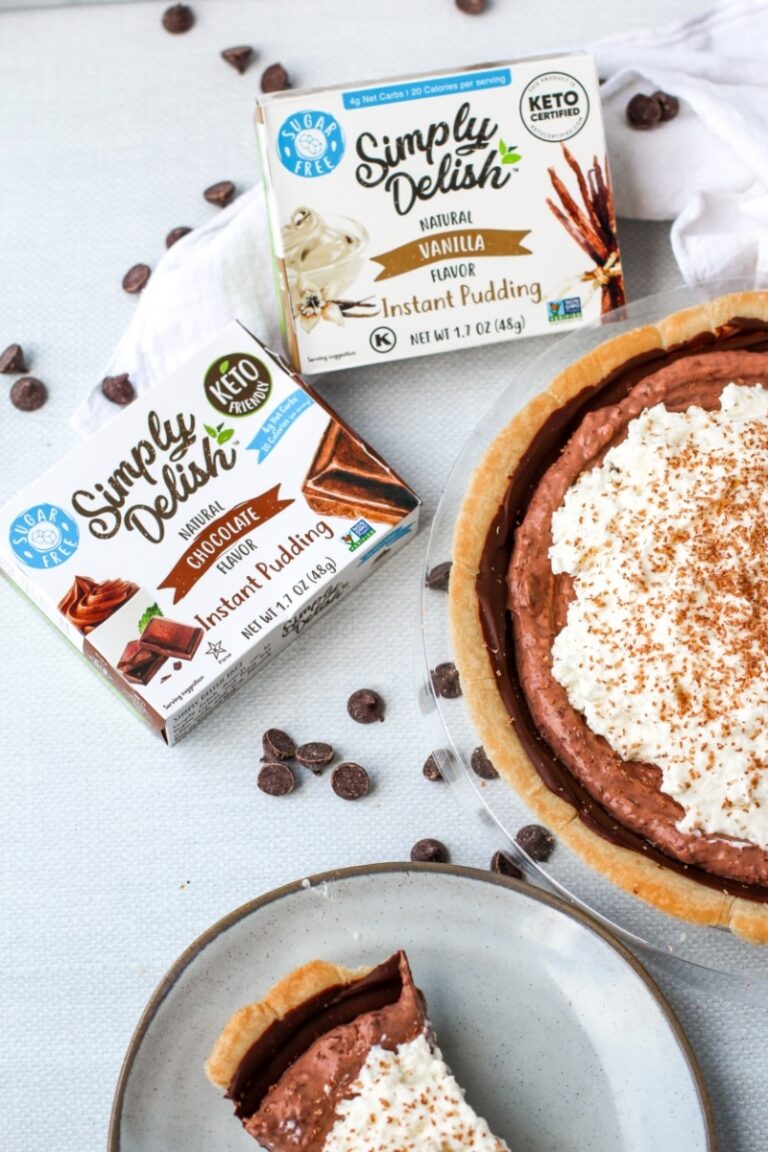 keto chocolate cream pie 1