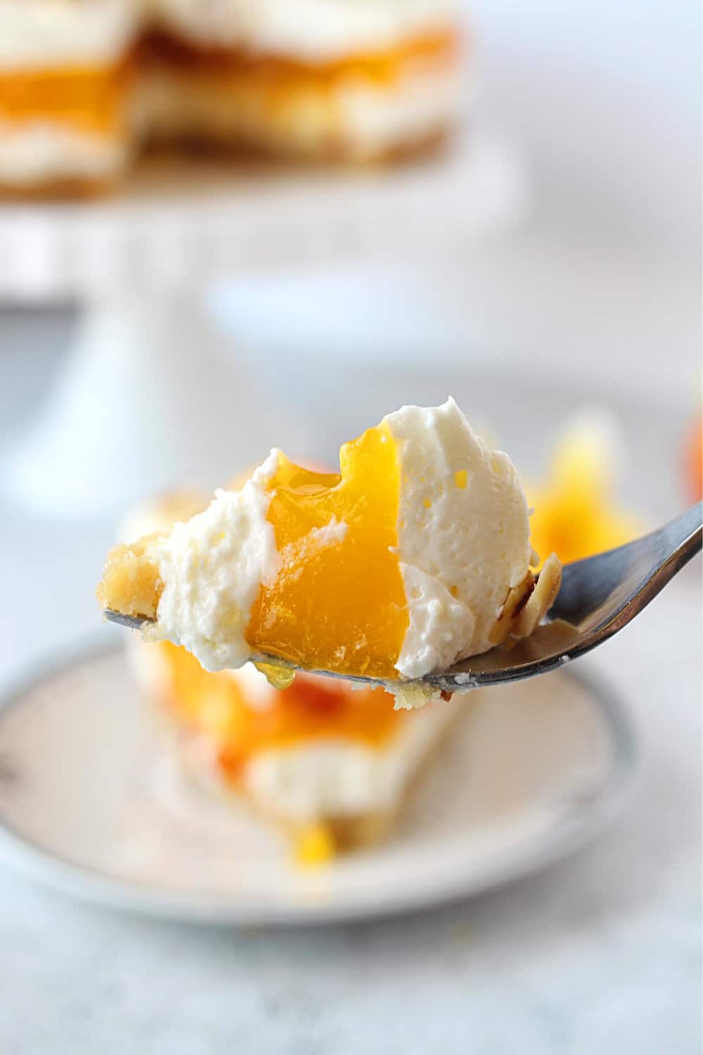 Keto Peaches And Cream Pie - Easy No-bake Sugar-free Dessert