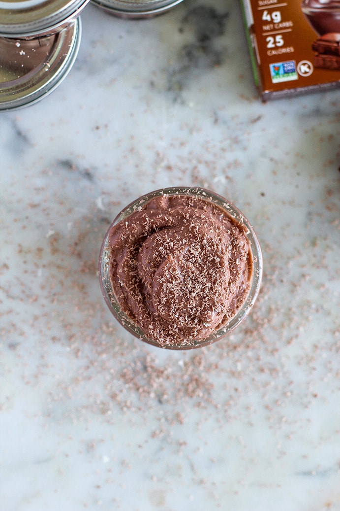 Simply Delish National Chocolate Pudding Recipe by @klean.kate Top View