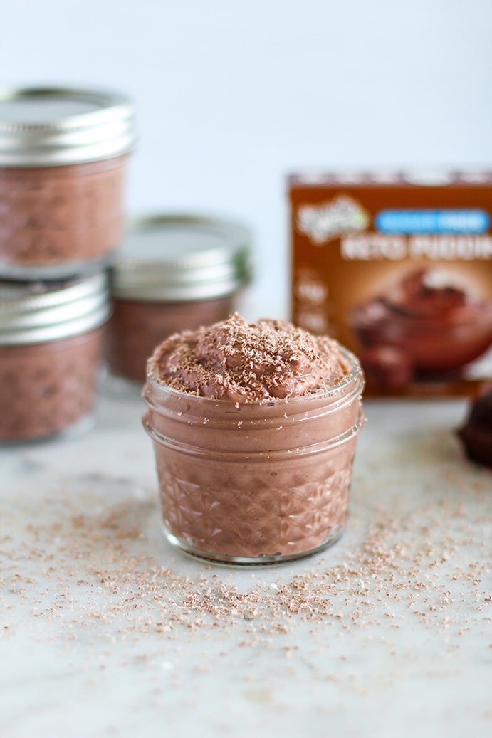 Simply Delish National Chocolate Pudding Recipe by @klean.kate Close Up