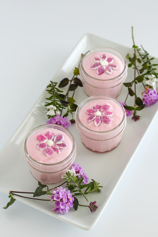 Strawberry Mousse Cups 3 bowls