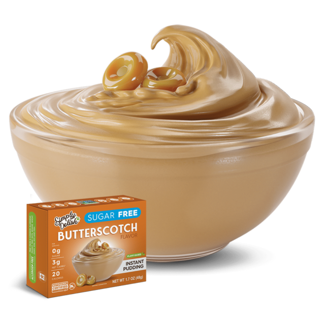 Simply Delish Butterscotch Pudding Sugar Free