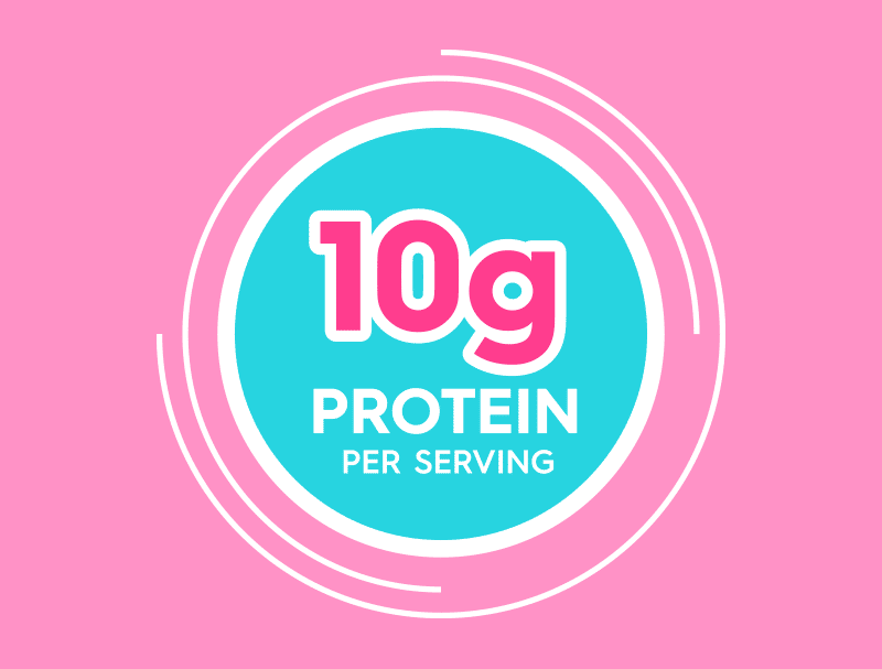 10g protein per serving