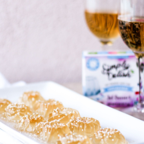 Simply Delish Unflavored Jello Champagne Shots