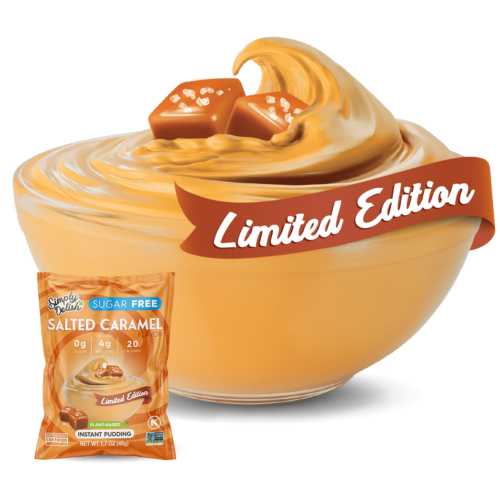 Simply Delish Salted Caramel Limited Edition Pudding Sugar Free