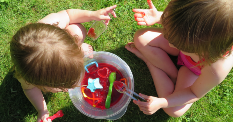 sensory play simply delish